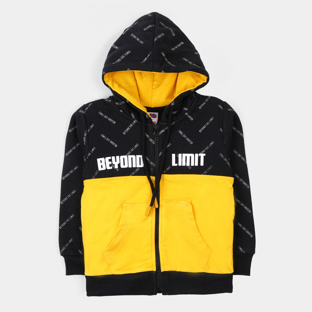 Boys knitted Jacket Beyond Limit - BLACK