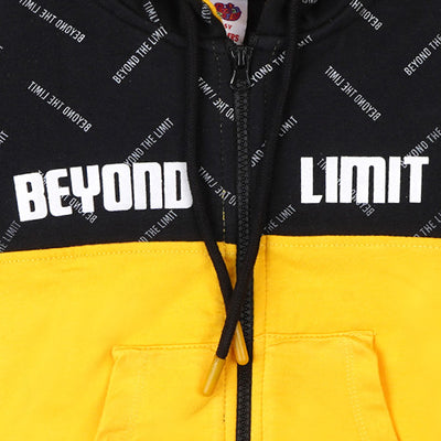 Boys knitted Jacket Beyond Limit - BLACK