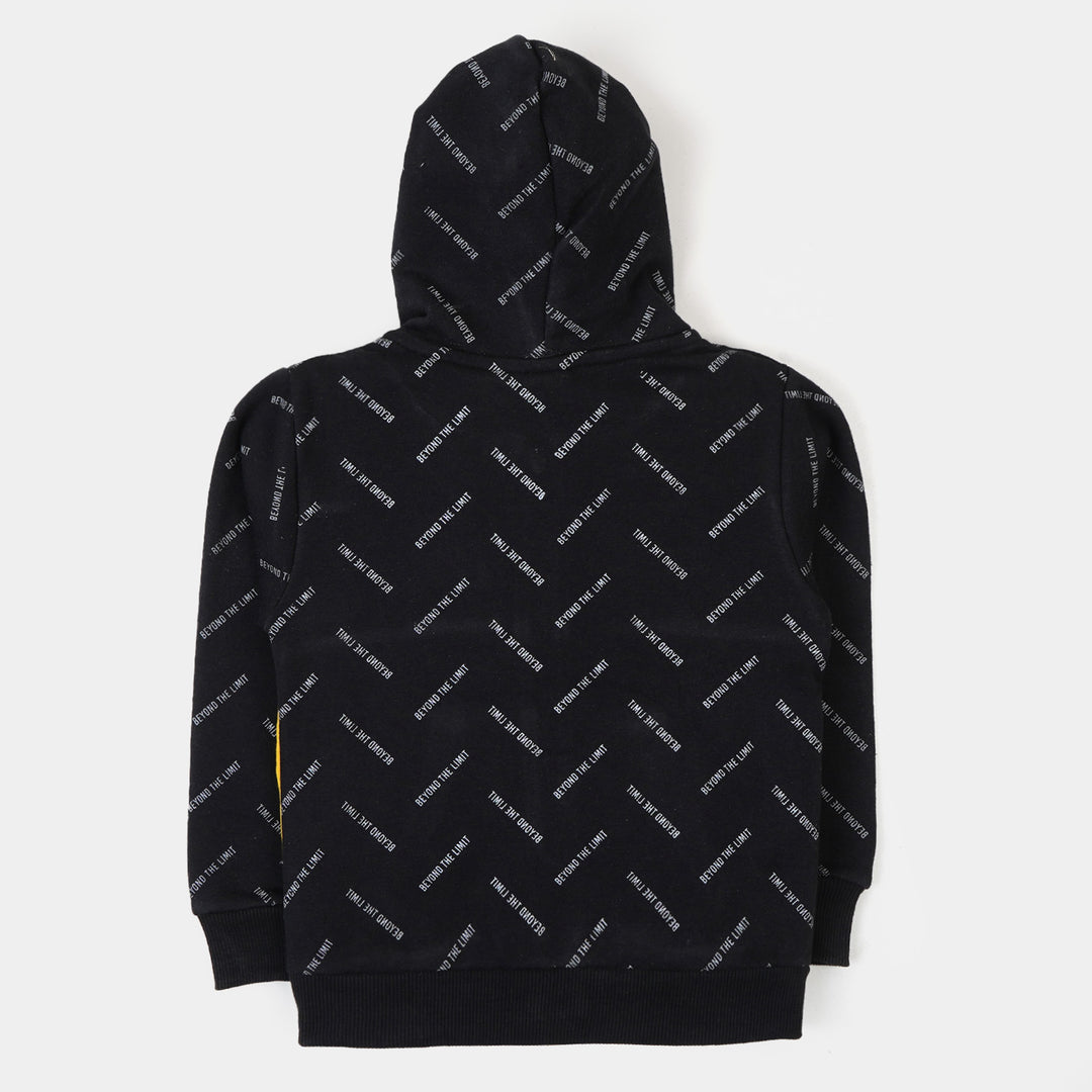 Boys knitted Jacket Beyond Limit - BLACK