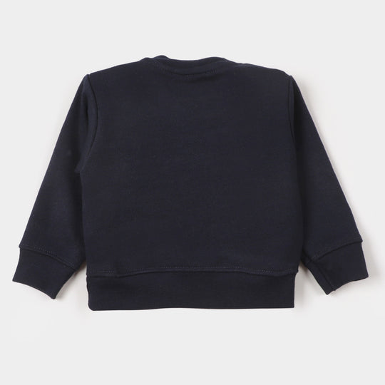 Infant Boys Sweatshirt Galaxy - NAVY