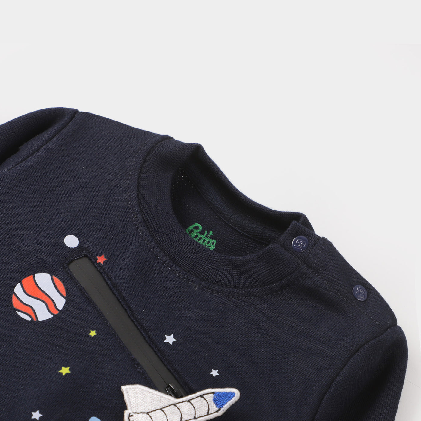 Infant Boys Sweatshirt Galaxy - NAVY