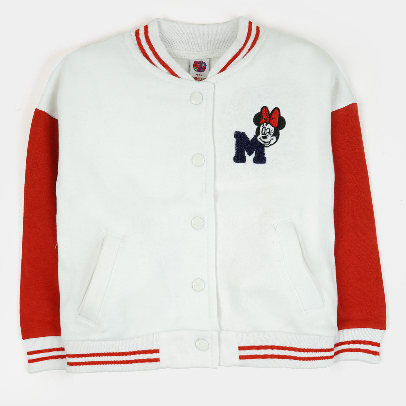 Girls Knitted Fashion Jacket Character - White