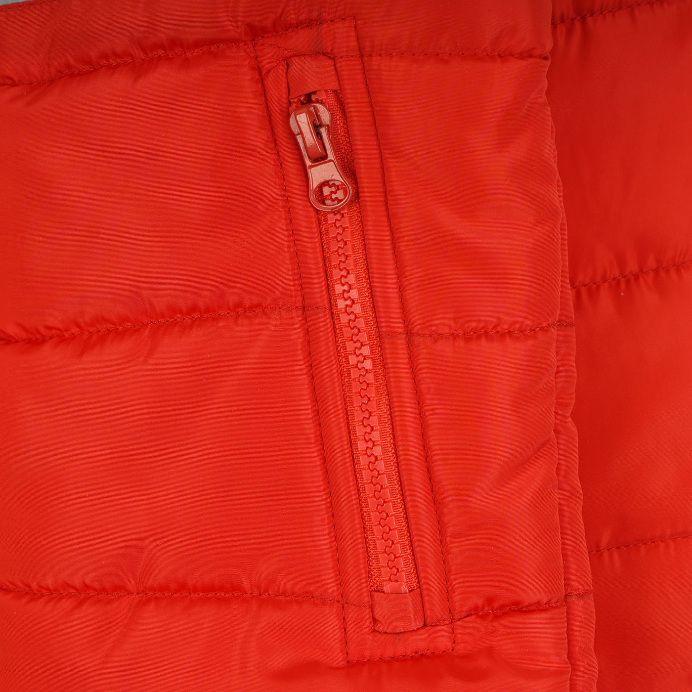 Boys Quilted Jacket Racing - Red/White