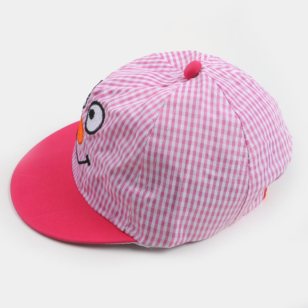 Baby Cap 12M+Face  - Pink