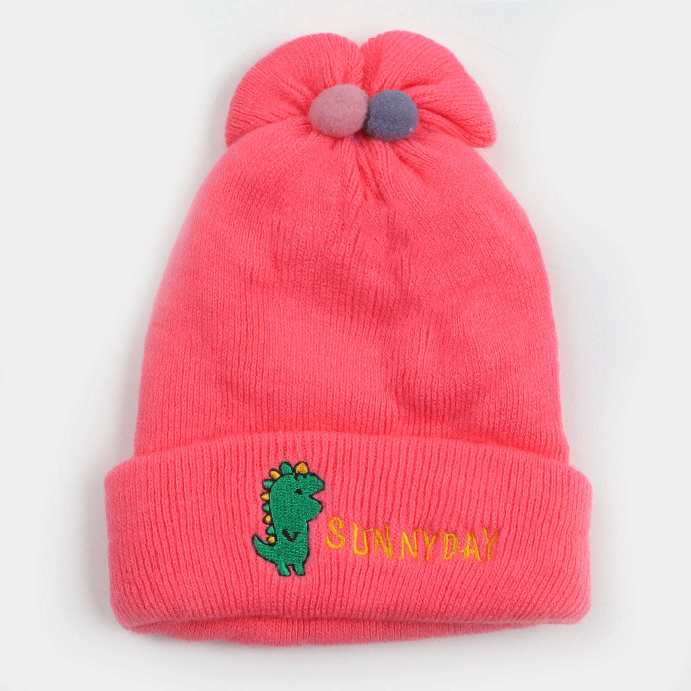 Unisex Baby Winter Cap 3M+ - Pink