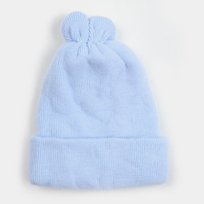 Unisex Baby Winter 3M+ Cap - SKY BLUE