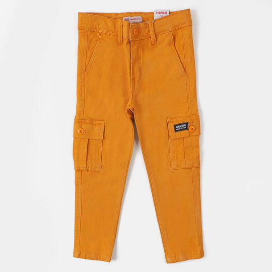 Boys Pant Denim Amazing-Mustard