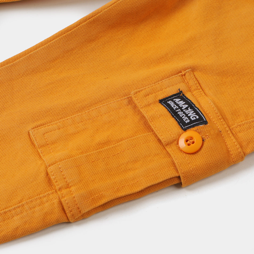 Boys Pant Denim Amazing-Mustard