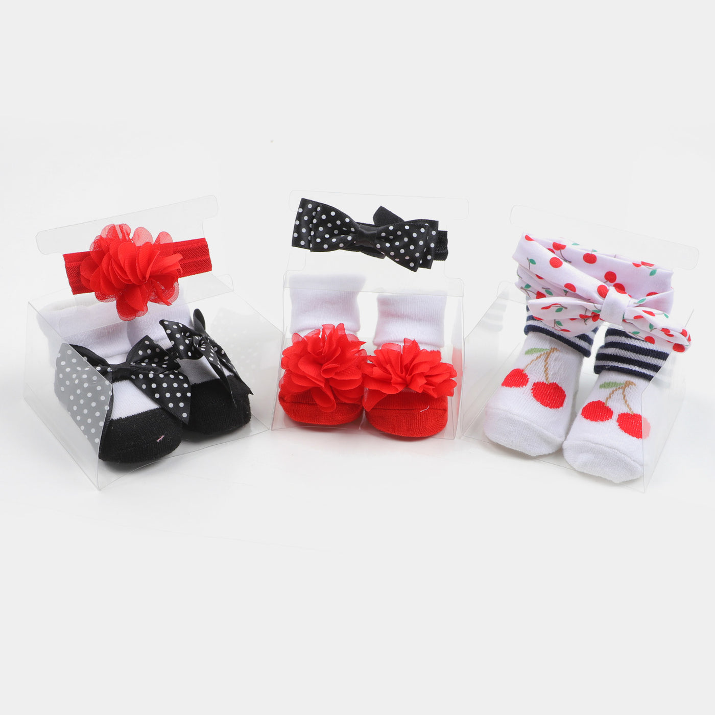 Fancy Socks & Headband 3Pair/Pack Set