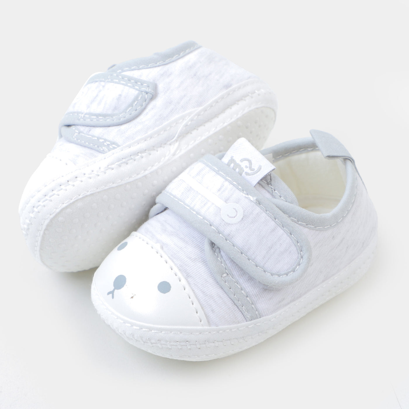 Infant Baby Soft & Cute Shoes 0-3M- Grey