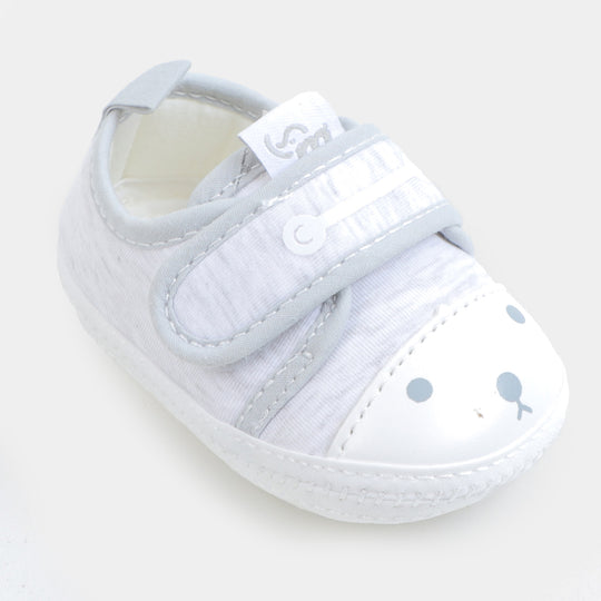 Infant Baby Soft & Cute Shoes 0-3M- Grey