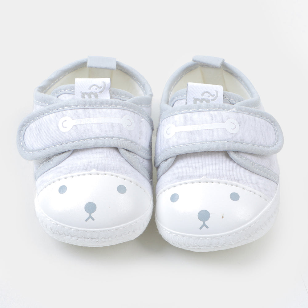 Infant Baby Soft & Cute Shoes 0-3M- Grey