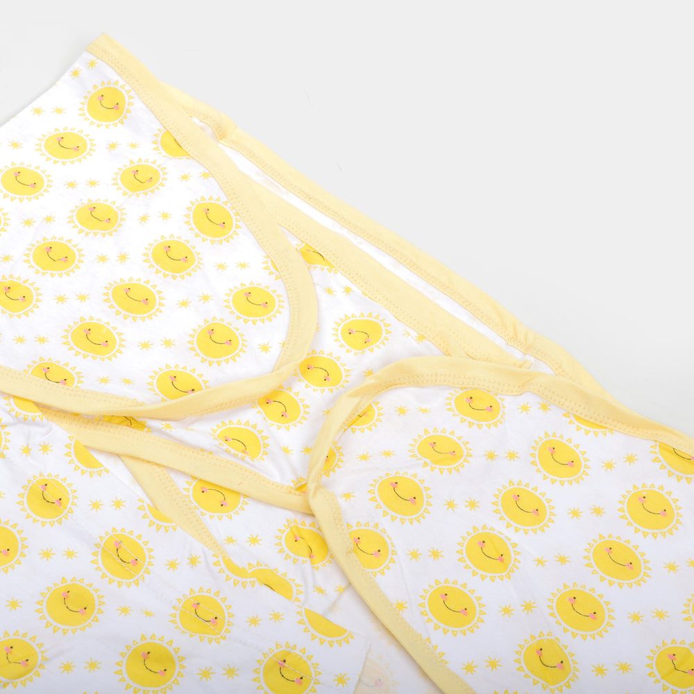 Baby Swaddle Around Adjustable Wings - Yellow