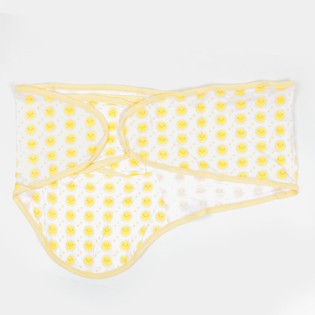 Baby Swaddle Around Adjustable Wings - Yellow