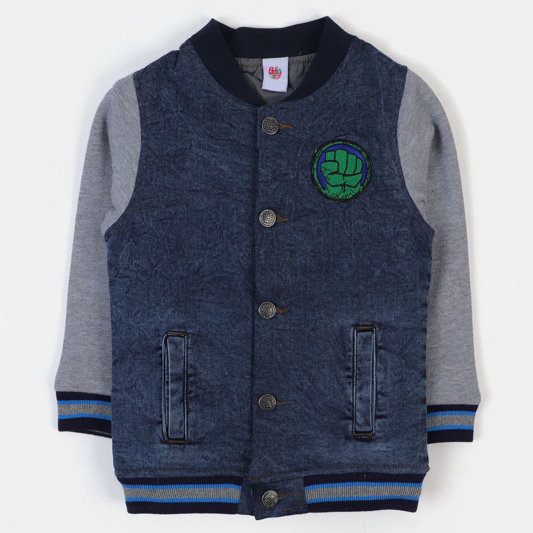 Boys Denim Jacket Action Hero - Blue