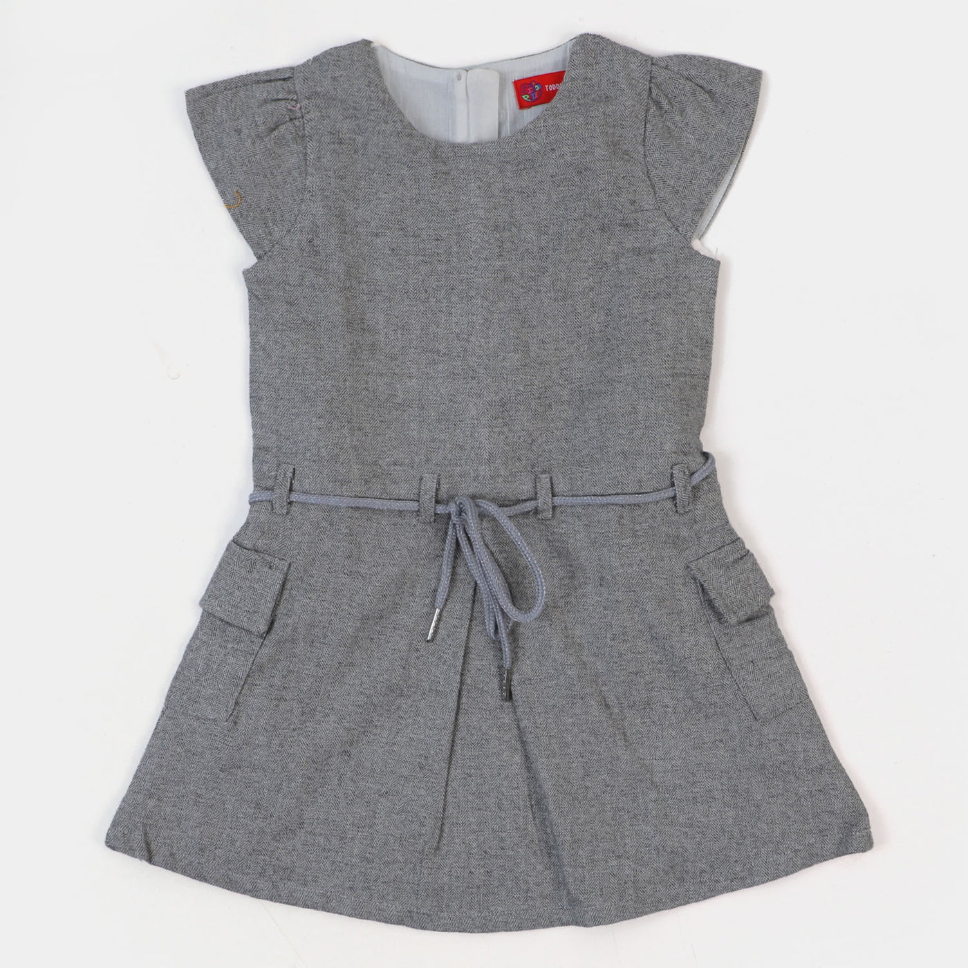 Girls Wool Casual Top - GREY