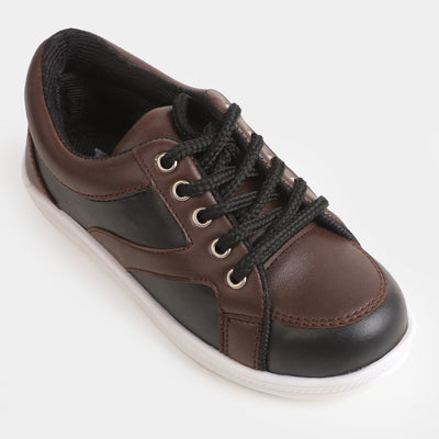 Boys Casual Sneakers 203-5 - Black/Brown