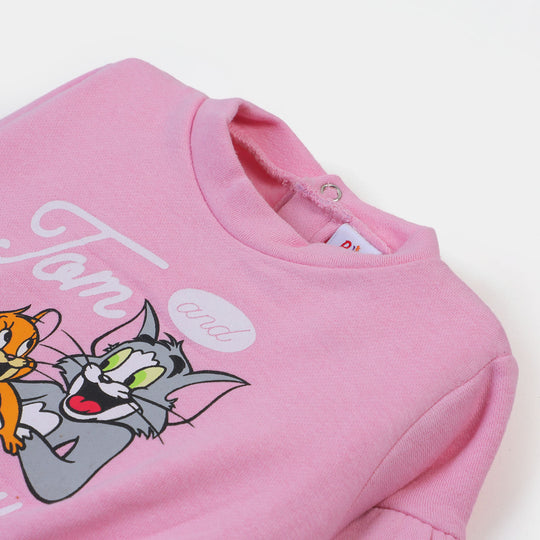 Infant Girls Sweatshirt Character-Pink