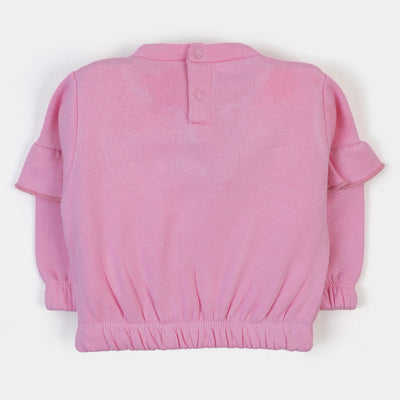 Infant Girls Sweatshirt Character-Pink