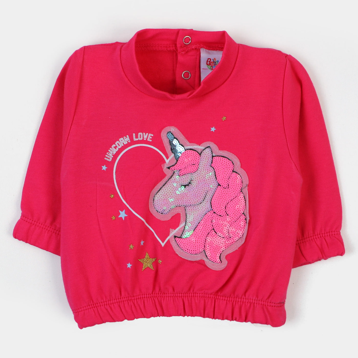 Infant Girls Sweatshirt Character Love-Pink