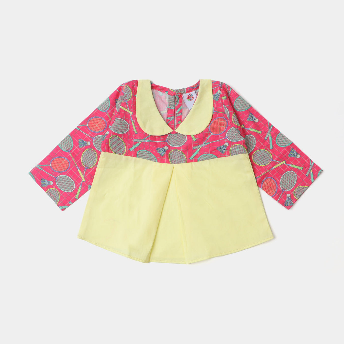 Infant Girls Cotton Casual Top - Multi