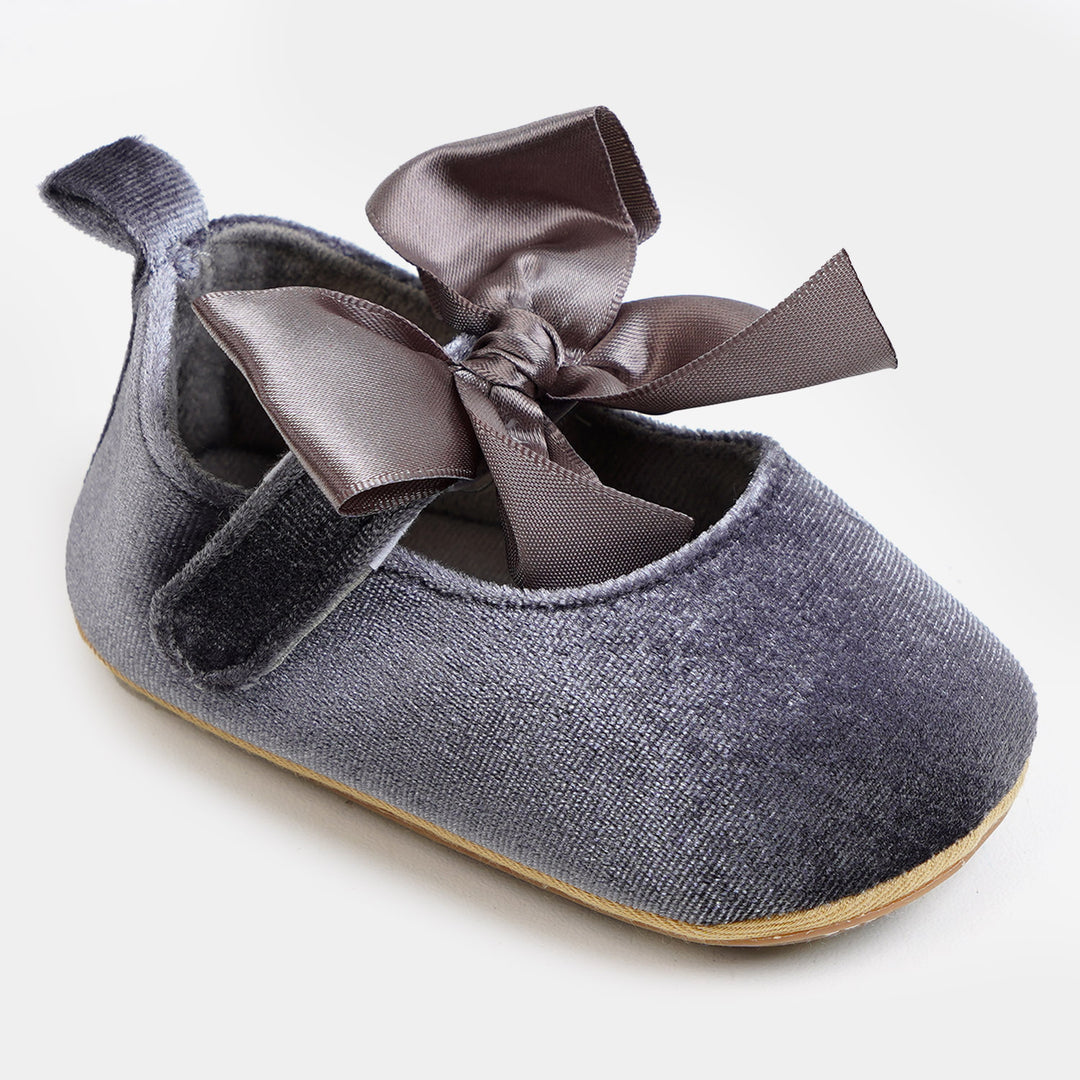 Infant Baby Girls Bowknot Shoes Soft & Fashionable