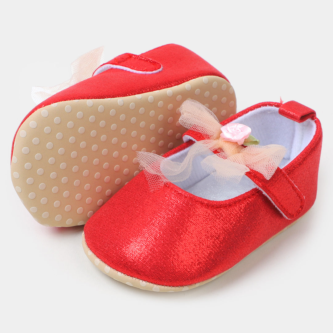 Infant Baby Girls Bowknot Shoes Soft & Fashionable