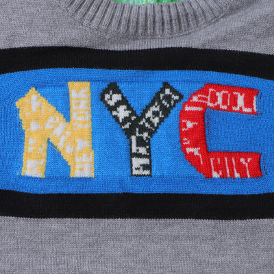 Infant Boys Sweater NYC - GREY