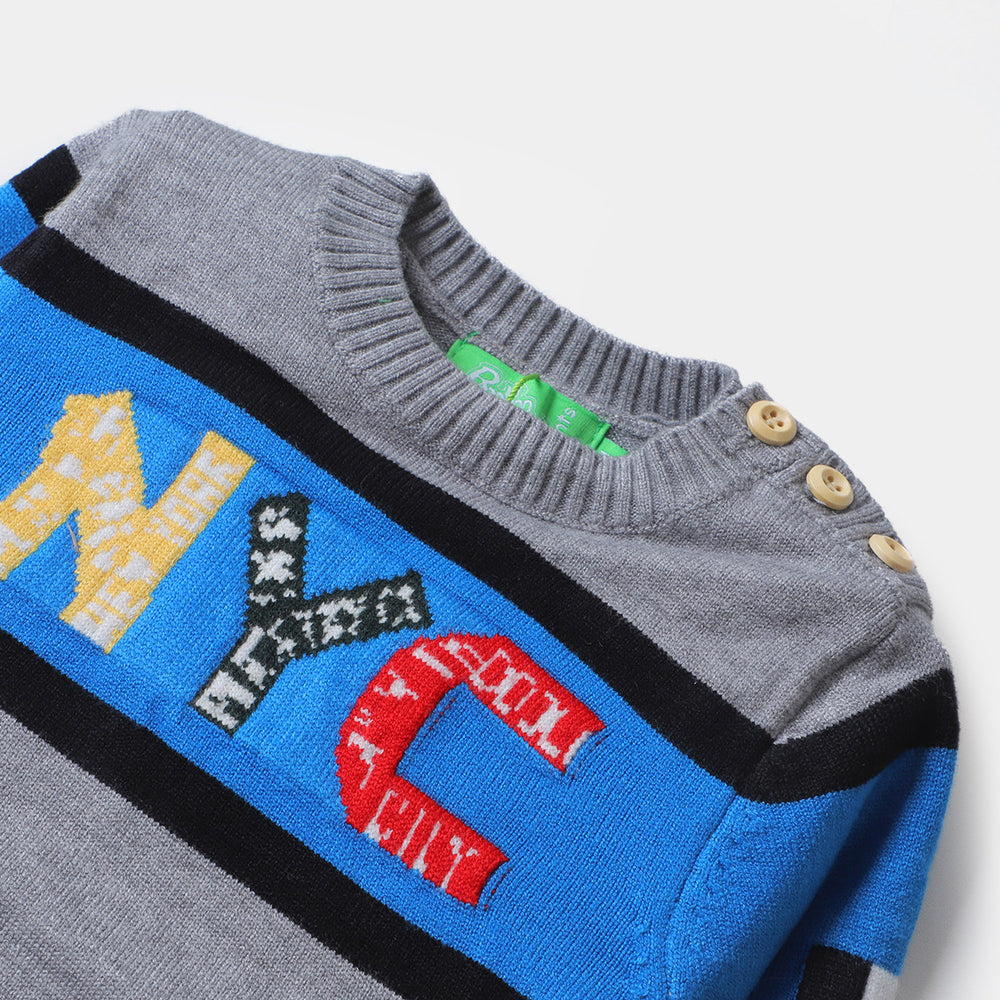 Infant Boys Sweater NYC - GREY