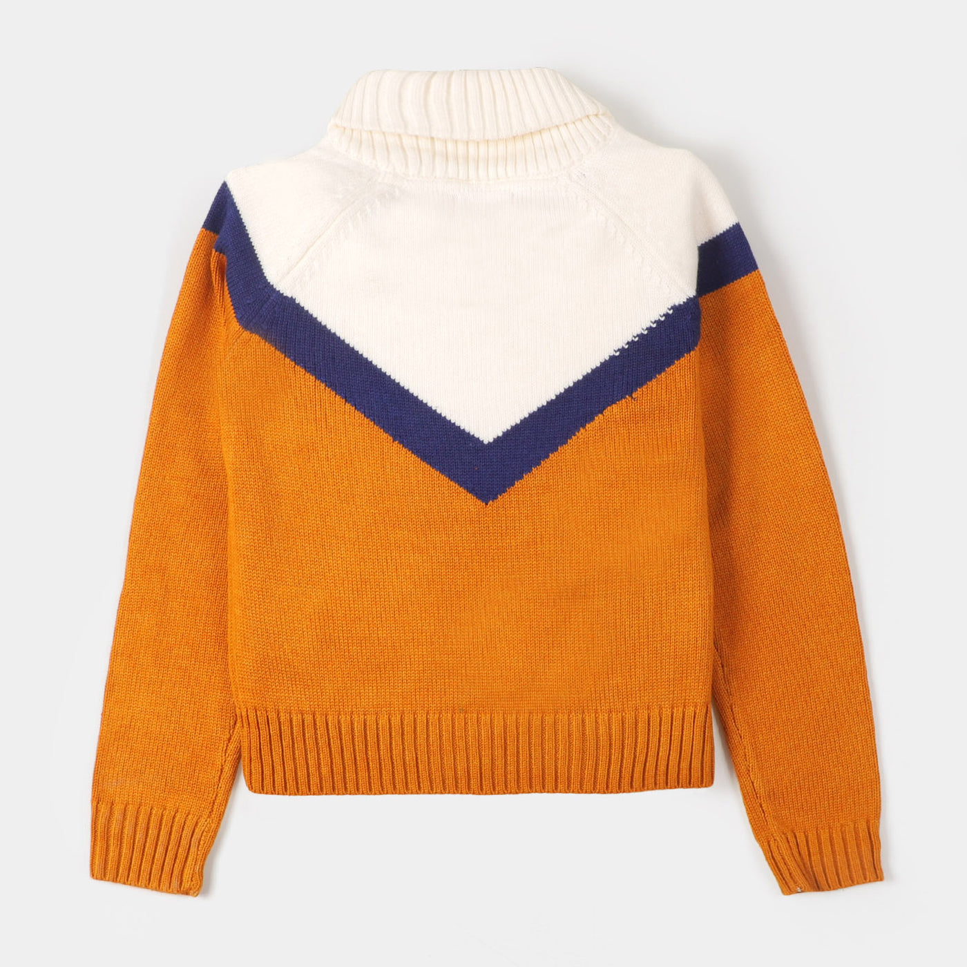 Stylish Boys Sweater - Brown/White