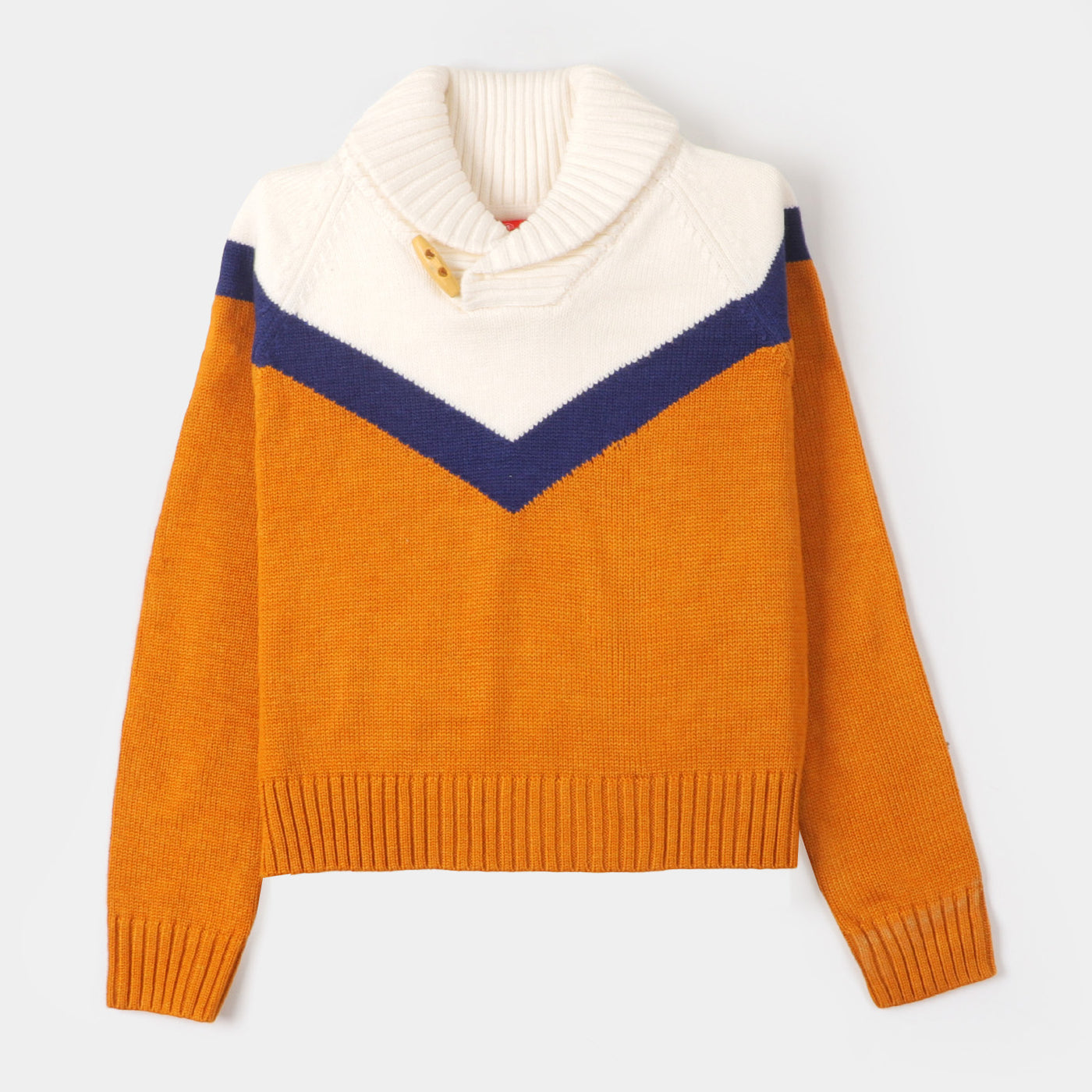 Stylish Boys Sweater - Brown/White