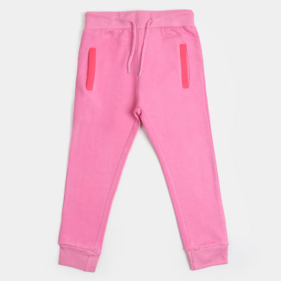 Girls 2 Pcs Suit Street Sports - Pink