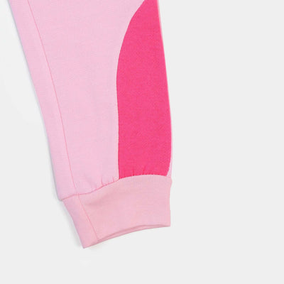 Girls 2 PCs Suit Wake Up & Move-Pink