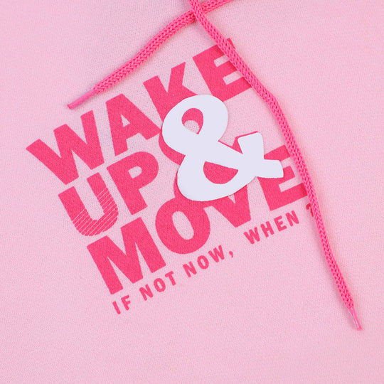 Girls 2 PCs Suit Wake Up & Move-Pink