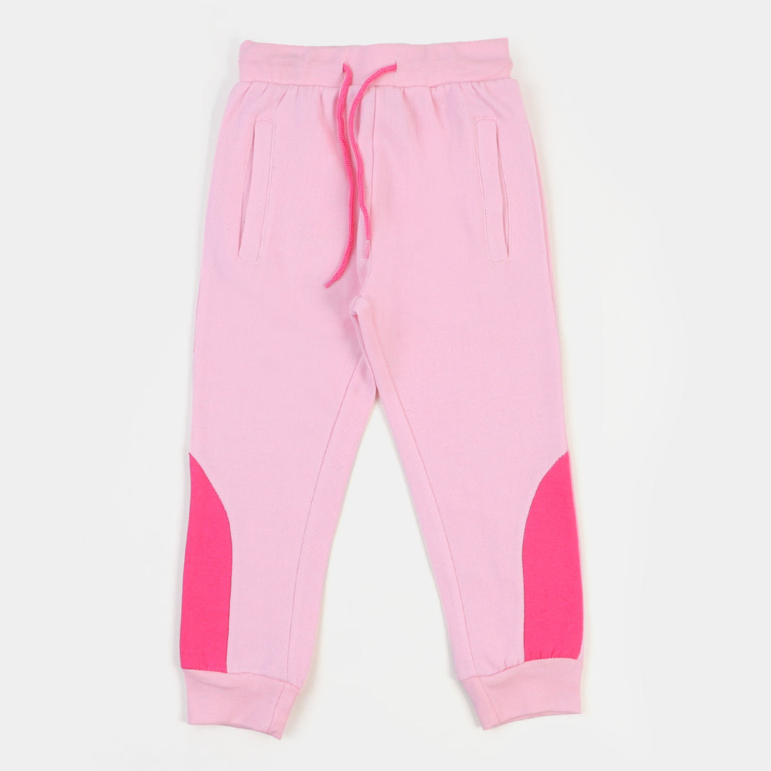 Girls 2 PCs Suit Wake Up & Move-Pink