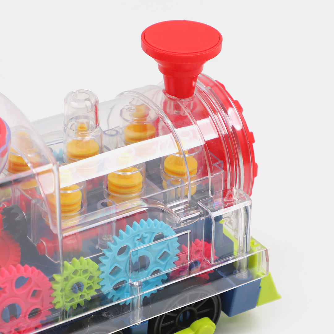 Transparent Gear Train Toy For Kids