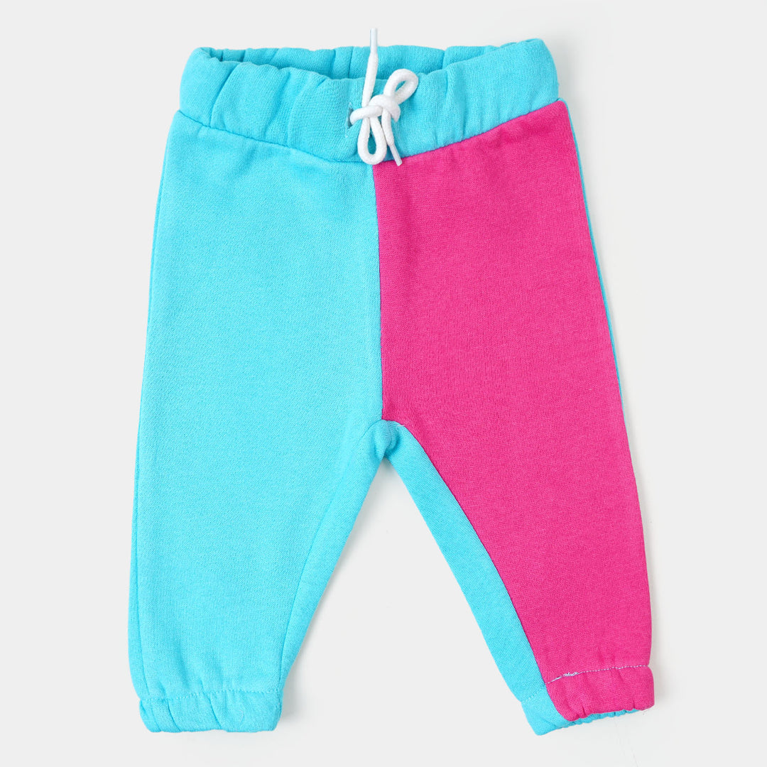 Infant Girls Knitted Suit Good Days-Pink/ Sky Blue