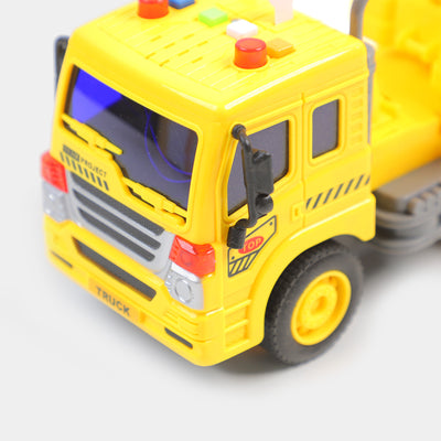 Inertial Excavator With Light Music For Kids