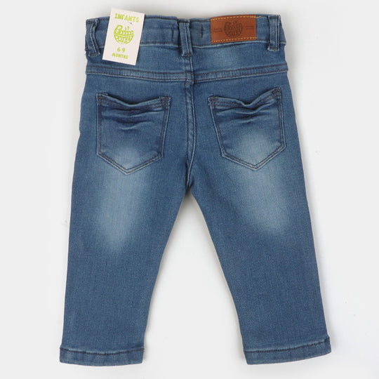 Infant Boys Denim Pant Basic - Mid Blue