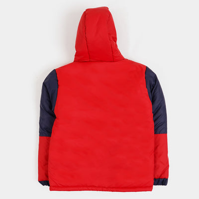 Boys Jacket C/Sleeve - Red