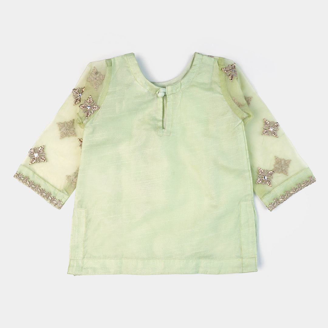 Infant Girls 2Pcs Suit Sohan | Pista Green