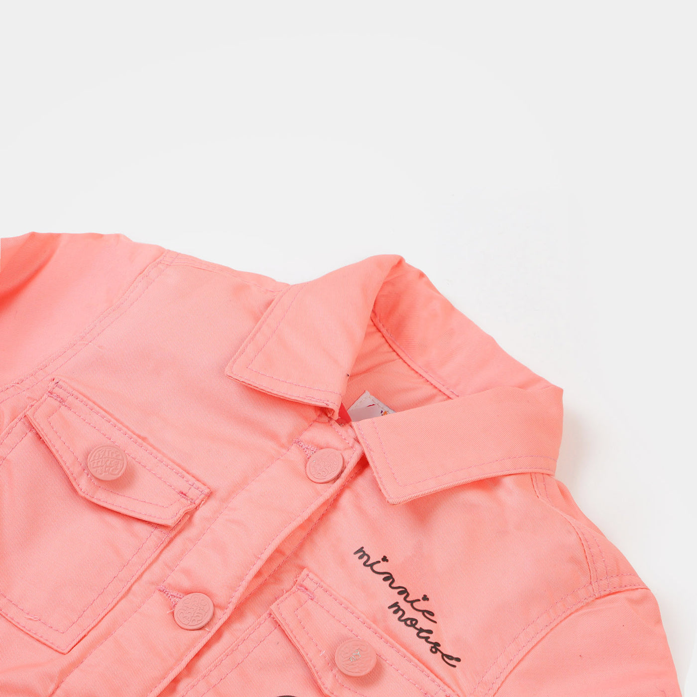 Girls Cotton Jacket Character - Pink