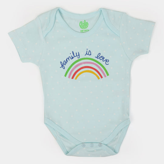 Infant Cotton Basic Romper Unisex Family Is love