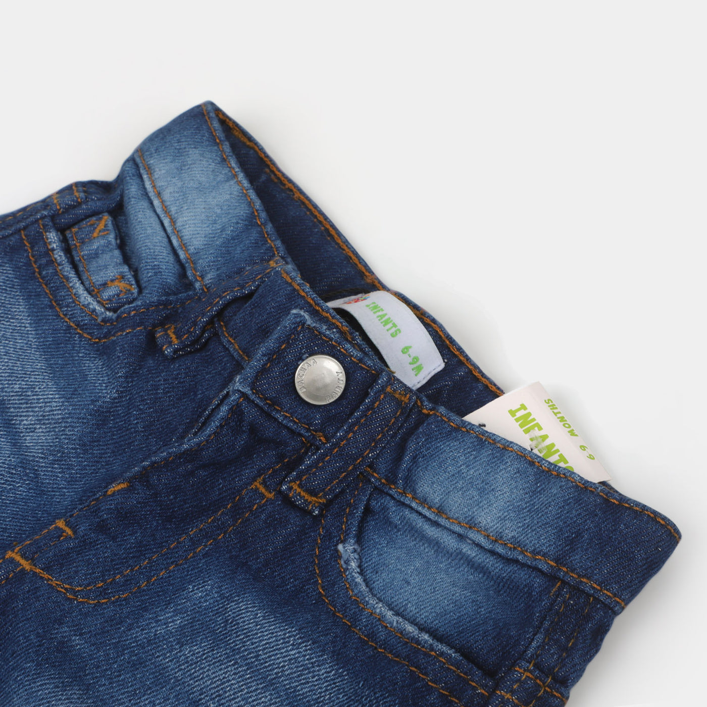 Infant Boys Denim Short Basic - Mid Blue