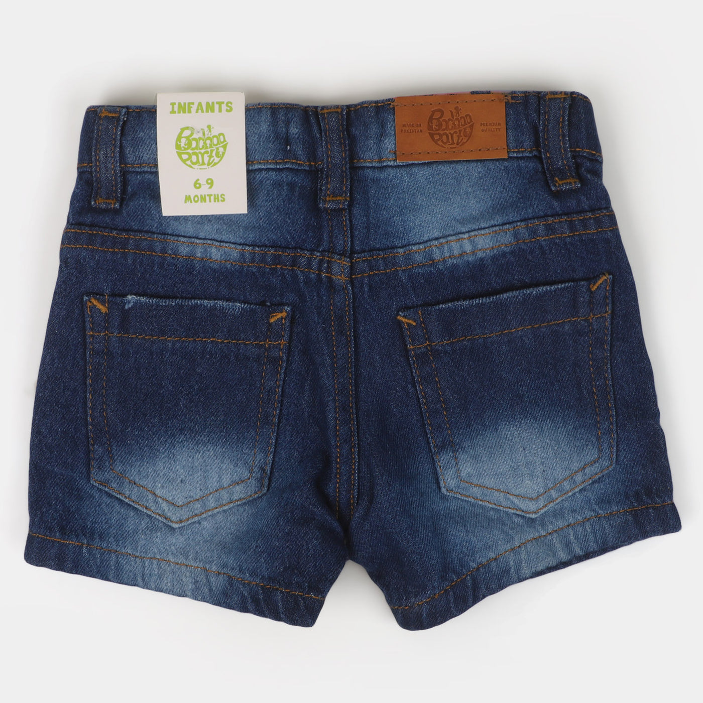 Infant Boys Denim Short Basic - Mid Blue