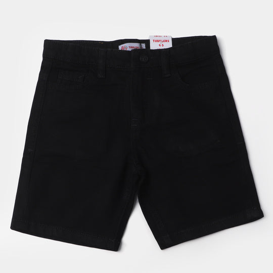 Boys Denim Short Basic - BLACK