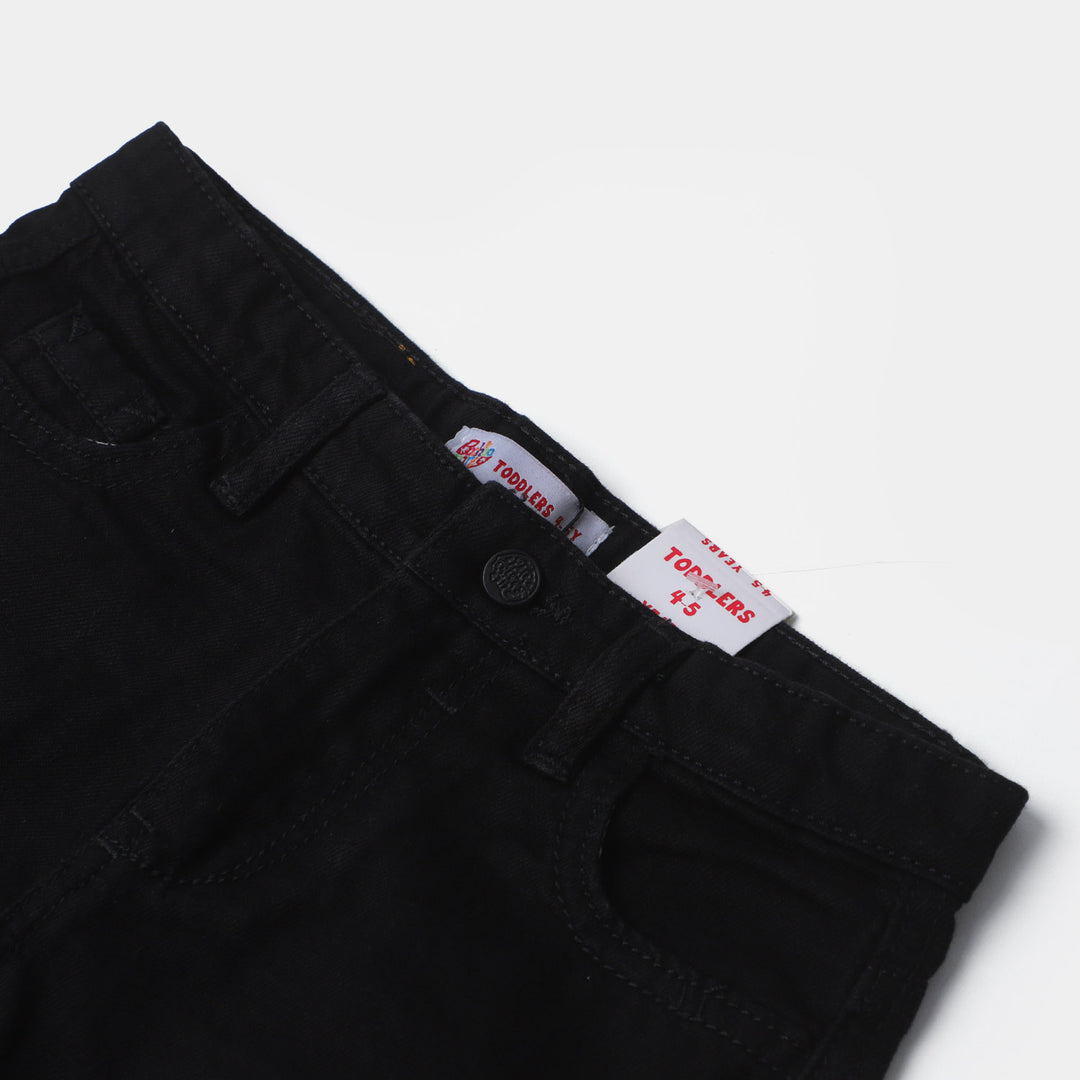 Boys Denim Short Basic - BLACK