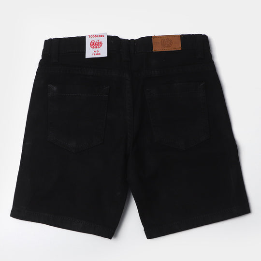 Boys Denim Short Basic - BLACK