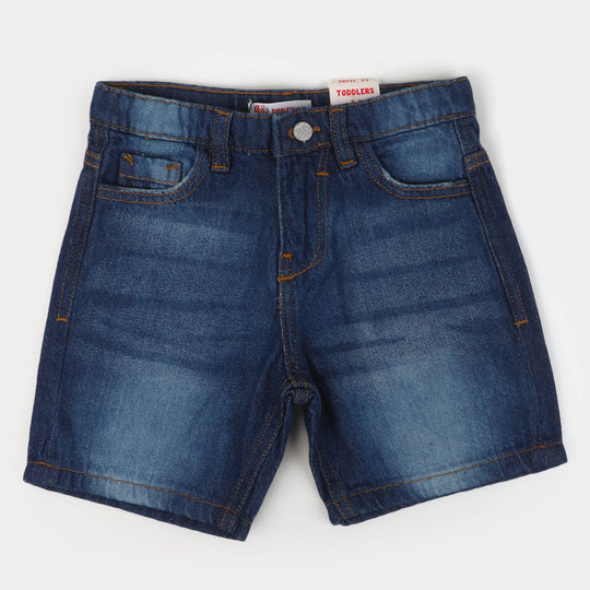 Boys Denim Short Basic - Mid Blue