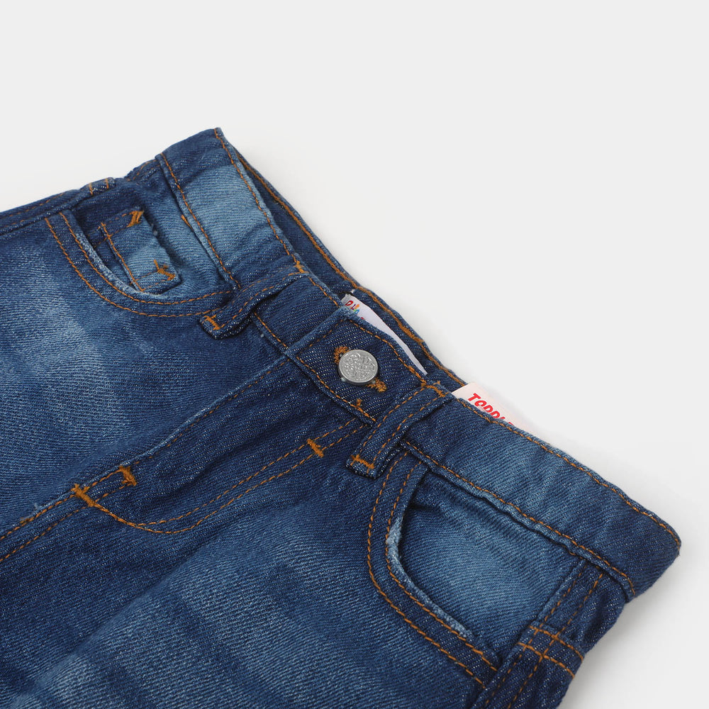 Boys Denim Short Basic - Mid Blue